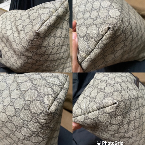 GUCCI
GG Supreme Monogram Medium Zippered Shopping Tote Dark Brown bag - Picture 13 of 15